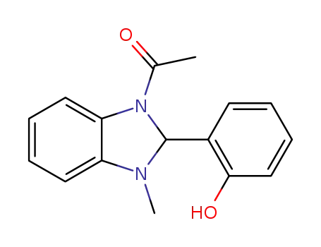 1-Acetyl-2-(2-hydroxyphenyl)-3-methylbenzimidazolin
