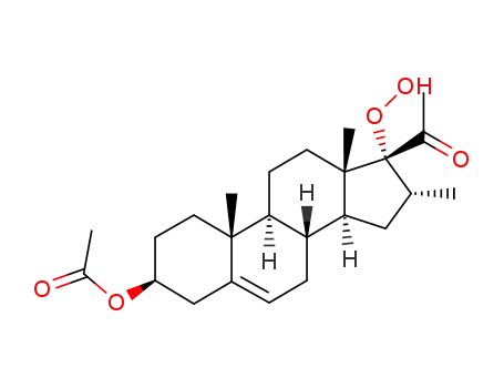 17α-hydroperoxy-16α-methyl-20-oxopregn-5-en-3β-yl acetate