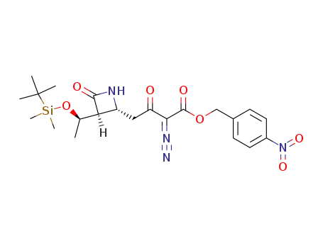 (3S,4R)-3-[(1R)-(tert-butyldimethyl-silyloxy)ethyl]-4-[3-(4-nitrobenzyloxy)carbonyl-2-oxo-3-diazopropyl]azetidin-2-one
