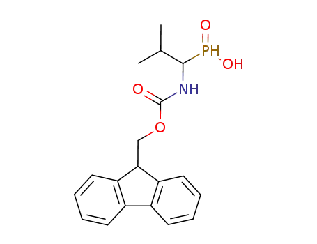 (1RS)-1-(N-(9-fluorenylmethoxycarbonyl)amino)-2-methylpropylphosphinic acid
