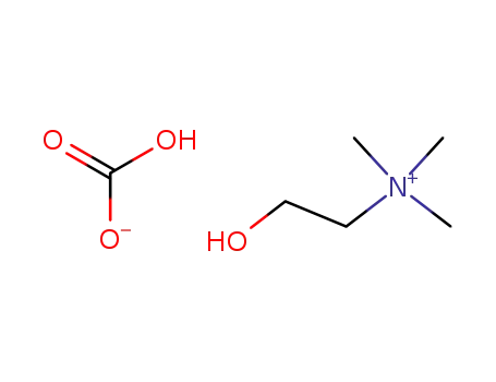 Molecular Structure of 78-73-9 (Choline bicarbonate)