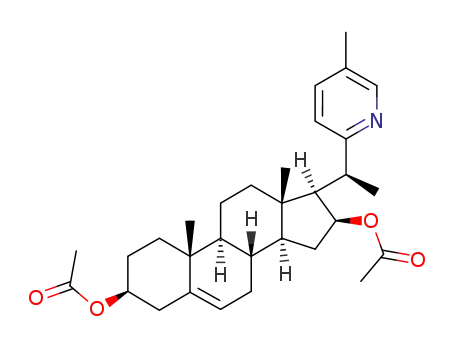 (20S)-3β,16β-diacetoxy-20-(5-methyl-2-pyridyl)pregn-5-ene