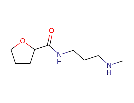 Molecular Structure of 81403-67-0 (Tetrahydrofuran-2-CarboxylicAcid(3-Methylamino-Propyl)-Amide)