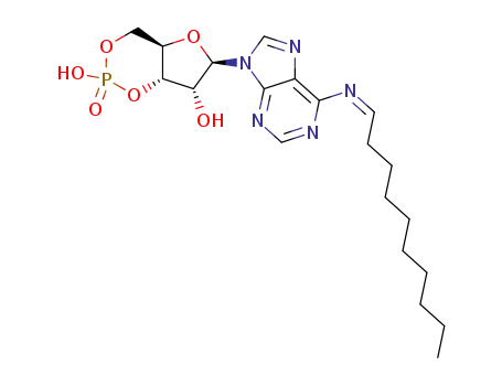(4aR,6R,7R,7aS)-6-[6-Dec-(Z)-ylideneamino-purin-9-yl]-2-oxo-tetrahydro-2λ5-furo[3,2-d][1,3,2]dioxaphosphinine-2,7-diol