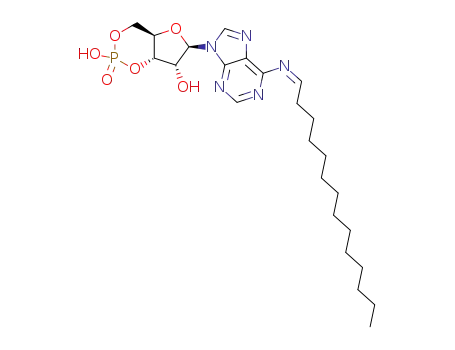 (4aR,6R,7R,7aS)-2-Oxo-6-[6-tetradec-(Z)-ylideneamino-purin-9-yl]-tetrahydro-2λ5-furo[3,2-d][1,3,2]dioxaphosphinine-2,7-diol