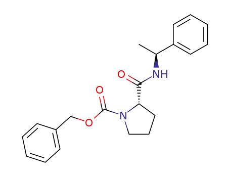 (2S)-2-((1S)-1-phenylethylcarbamoyl)pyrrolidine-1-carboxylic acid benzyl ester