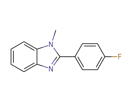 Molecular Structure of 724-59-4 (2-(4-fluorophenyl)-1-methylbenzimidazole)