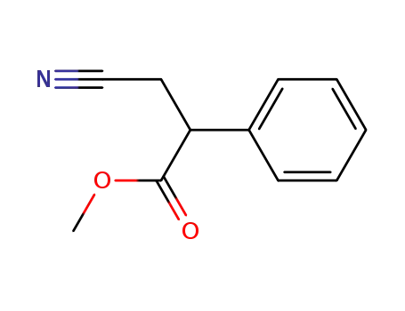 β-(carbomethoxy)-β-phenylpropionitrile