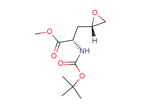 (2S,4S)-2-(tert-butoxycarbonyl)amino-3,4-epoxypentanoic acid methyl ester