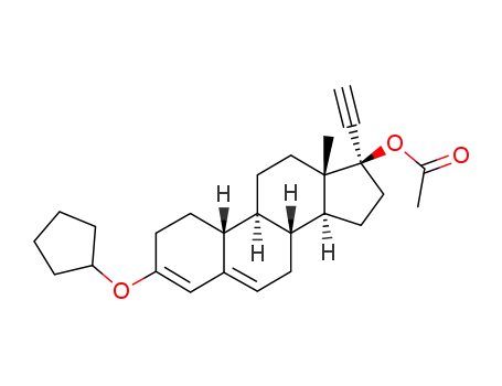 3-(cyclopentyloxy)-19-nor-17α-pregna-3,5-dien-20-yn-17-ol acetate
