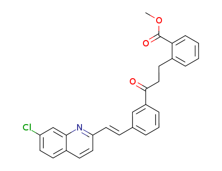 Benzonic acid 2-(3-(3-(2-(7-chloro-2-quinolinyl)ethenyl)phenyl)-(3-carbonyl)propyl)-methyl ester