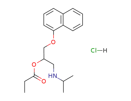 O-propionylpropranolol hydrochloride