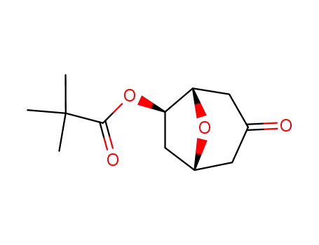(1R*,5R*,6S*)-6-pivaloyloxy-8-oxabicyclo<3.2.1>octan-3-one