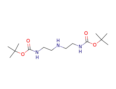 Molecular Structure of 117499-16-8 (1,7-BIS-BOC-1,4,7-TRIAZAHEPTANE)