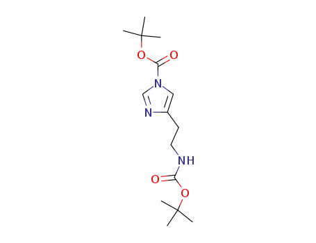 1-t-Butoxycarbonyl-4-{2-(t-butoxycarbonyl-amino)ethyl}imidazole