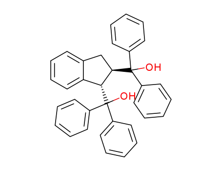trans-1,2-bis(hydroxydiphenylmethyl)indan