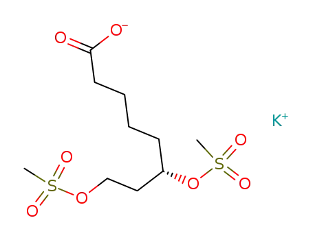 Potassium; (S)-6,8-bis-methanesulfonyloxy-octanoate