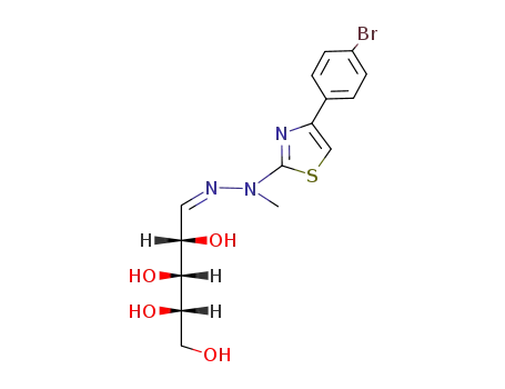 (2S,3R,4S)-5-{[4-(4-Bromo-phenyl)-thiazol-2-yl]-methyl-hydrazono}-pentane-1,2,3,4-tetraol