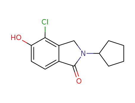 4-Chloro-2-cyclopentyl-5-hydroxy-2,3-dihydro-isoindol-1-one