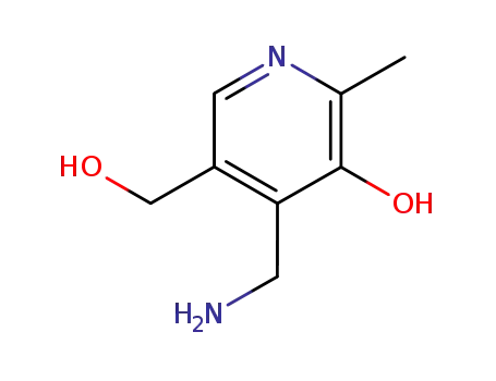 Molecular Structure of 85-87-0 (pyridoxamine)