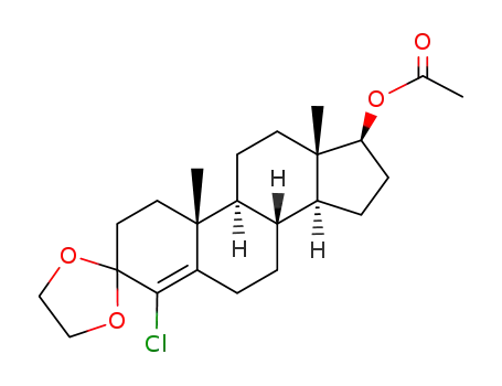 4-Cloro-Δ4-androsten-17β-ol-3-one acetato etilenchetale