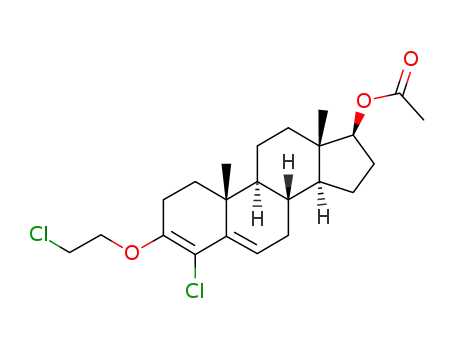 4-Cloro-3-(2'-cloro-etossi)-Δ3,5-androstadien-17β-olo-acetato