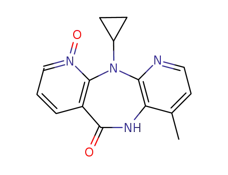 5-Cyclopropyl-9-methyl-4-oxy-5,10-dihydro-4,5,6,10-tetraaza-dibenzo[a,d]cyclohepten-11-one