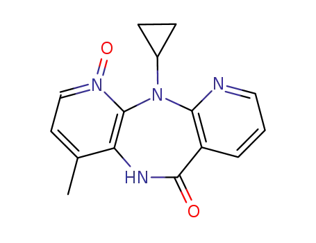 5-Cyclopropyl-9-methyl-6-oxy-5,10-dihydro-4,5,6,10-tetraaza-dibenzo[a,d]cyclohepten-11-one