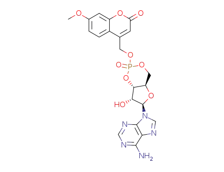 <4-(7-Methoxycoumarinyl)>methyl adenosine cyclic 3',5'-monophosphate