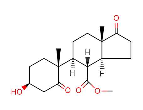 (3aS,4R,5S,7aS)-5-((1R,4S)-4-Hydroxy-1-methyl-2-oxo-cyclohexyl)-7a-methyl-1-oxo-octahydro-indene-4-carboxylic acid methyl ester