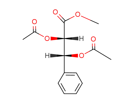 α,β-bis(acetyloxy)benzenepropanoic acid methyl ester