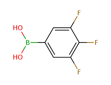 Molecular Structure of 143418-49-9 (3,4,5-Trifluorophenylboronic acid)