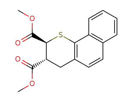 trans-3,4-Dihydro-2H-naphtho<1,2-b>thiopyran-2,3-dicarbonsaeure-dimethylester