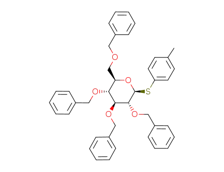 p-methylphenyl 2,3,4,6-tetra-O-benzyl-thio-β-D-glucopyranoside