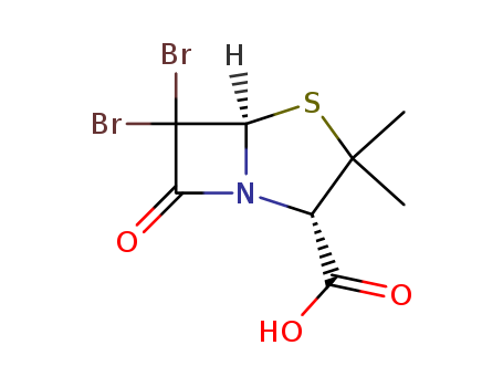 4-Thia-1-azabicyclo[3.2.0]heptane-2-carboxylicacid, 6,6-dibromo-3,3-dimethyl-7-oxo-, (2S,5R)-