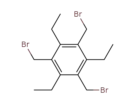 Molecular Structure of 181058-08-2 (1,3,5-TRIS(BROMOMETHYL)-2,4,6-TRIETHYLBENZENE)