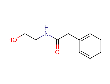 Molecular Structure of 6269-99-4 (N-(2-HYDROXYETHYL)-2-PHENYLACETAMIDE)