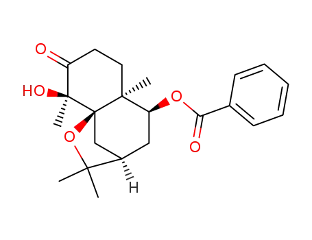 Benzoic acid (1R,2R,6S,7S,9R)-2-hydroxy-2,6,10,10-tetramethyl-3-oxo-11-oxa-tricyclo[7.2.1.01,6]dodec-7-yl ester