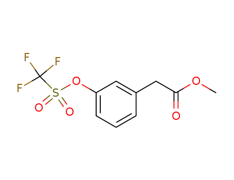 methyl [3-[[(trifluoromethyl)sulfonyl]oxy]phenyl]-acetate