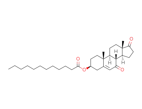 Dodecanoic acid (3S,8R,9S,10R,13S,14S)-10,13-dimethyl-7,17-dioxo-2,3,4,7,8,9,10,11,12,13,14,15,16,17-tetradecahydro-1H-cyclopenta[a]phenanthren-3-yl ester