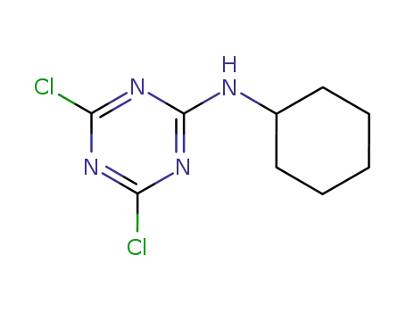 6-cyclohexylamino-2,4-dichloro-1,3,5-triazine