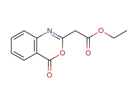 Molecular Structure of 129533-41-1 (4H-3,1-Benzoxazine-2-acetic acid, 4-oxo-, ethyl ester)