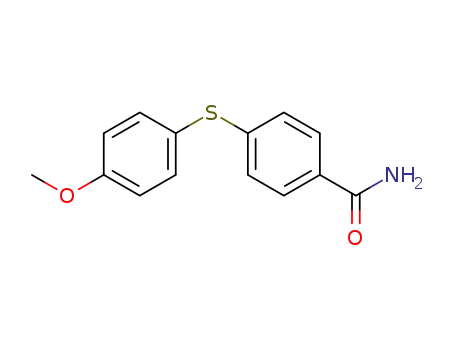 4-((4-methoxyphenyl)thio)benzamide