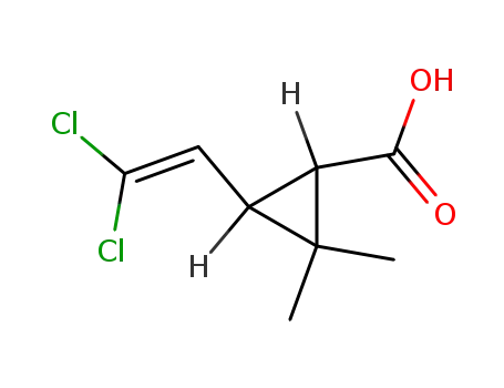 Molecular Structure of 55701-05-8 (Permethric acid)