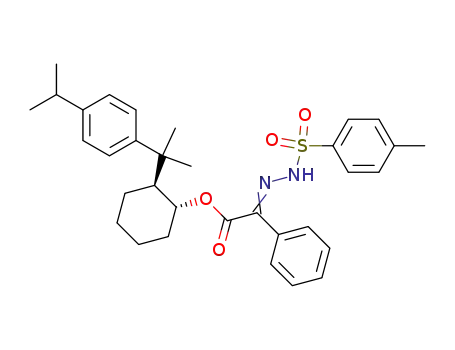 (+/-)-trans-2-<1-(4-isopropylphenyl)-1-methylethyl>cyclohexyl 2-oxo-2-phenylacetate tosylhydrazone