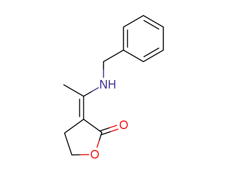 2-<1-(N-benzylamino)ethylidene>butyrolactone