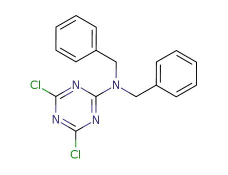 1,3,5-Triazin-2-amine, 4,6-dichloro-N,N-bis(phenylmethyl)-