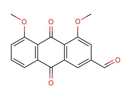 4,5-dimethoxy-9,10-dioxo-9,10-dihydroanthracene-2-carbaldehyde