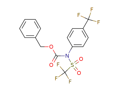 N-Benzyloxycarbonyl-N-trifluoromethylsulfonyl-4-trifluoromethylanilide
