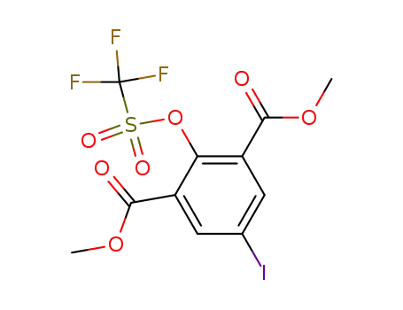 dimethyl 5-iodo-2-{[(trifluoromethyl)sulphonyl]oxy}isophthalate